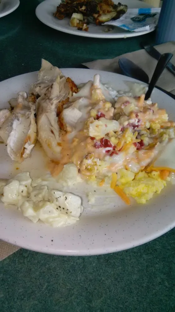 Chicken Breast with Salad Ingredients