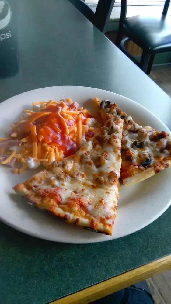 Cottage Cheese and Cheese Pizza
