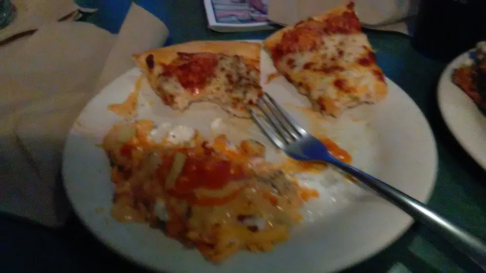 Salad Bar and Pizza